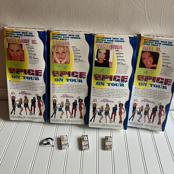 Spice Girls On Tour Mini Dolls & Empty Boxes Galoob 1998 Vintage - Picture 5 of 16